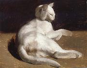Theodore Gericault The White Cat oil on canvas